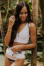 Load image into Gallery viewer, Houndstooth Swim Top