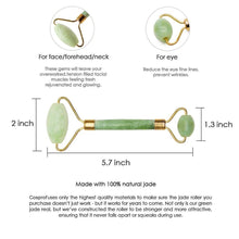 Load image into Gallery viewer, Authentic Jade Roller