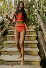 Load image into Gallery viewer, Poppy Swim Top
