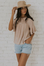 Load image into Gallery viewer, Drop In the Ocean Detail Blouse
