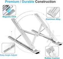 Load image into Gallery viewer, Adjustable Aluminium Laptop Stand
